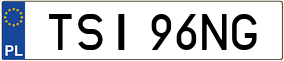 Truck License Plate